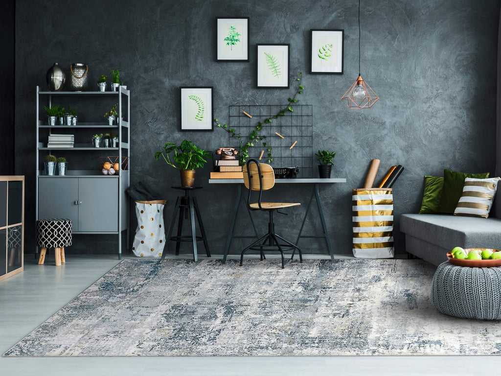 dynamic castilla 3533 950 grey rug