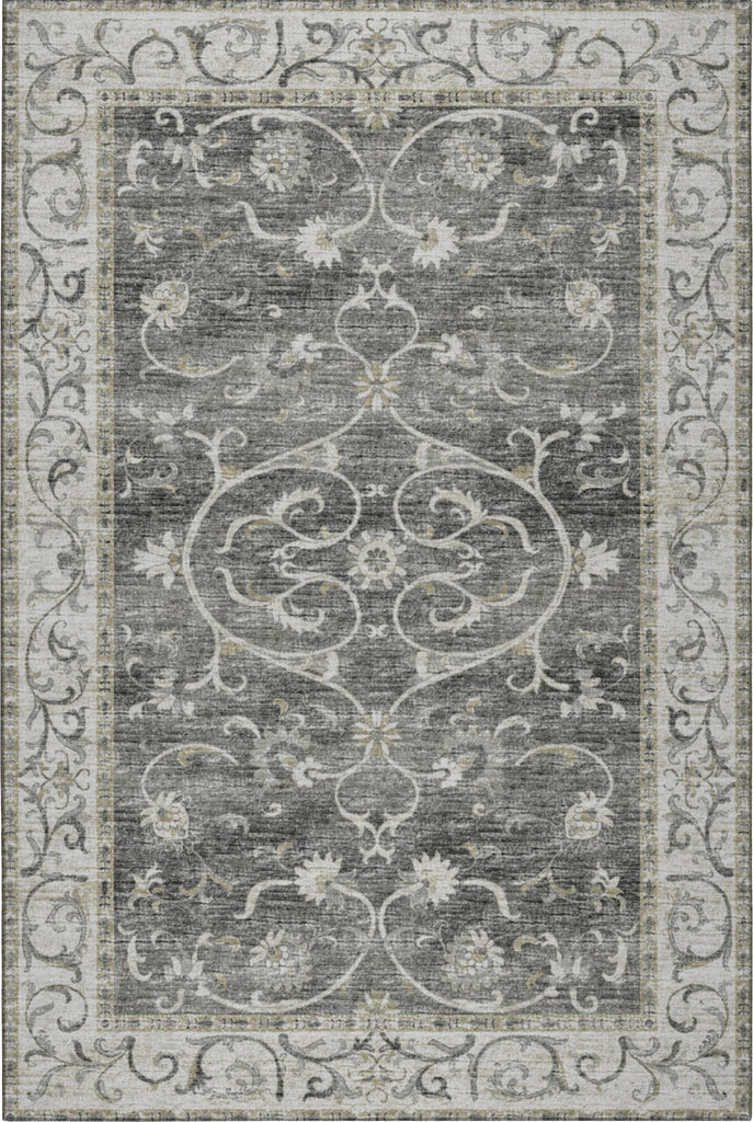 dalyn tuscany tu6 charcoal rug