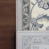 dynamic rugs ancient garden 57365 9666 soft gray rug