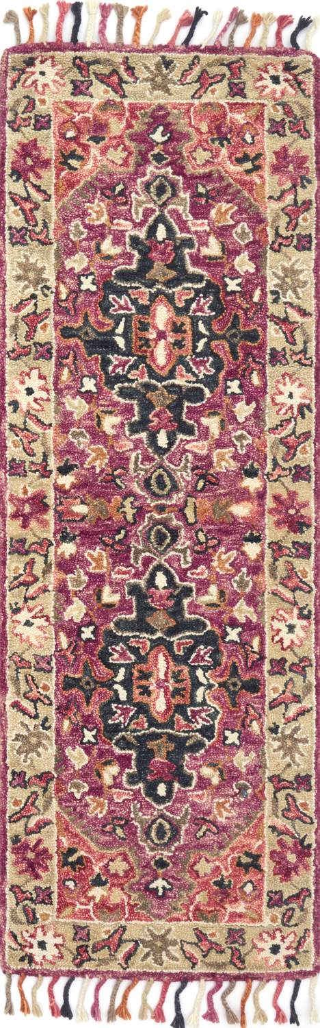 loloi rugs zharah zr 05 raspberry taupe rug