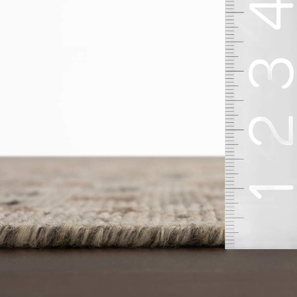 dash albert zaha da2542 grey hand knotted wool rug