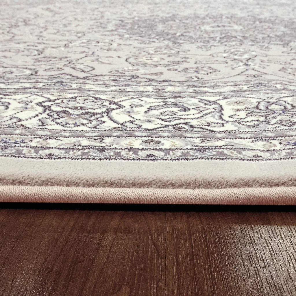 dynamic rugs ancient garden 57119 9666 soft gray rug