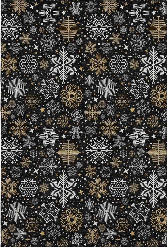 dalyn merry bright my25 black rug