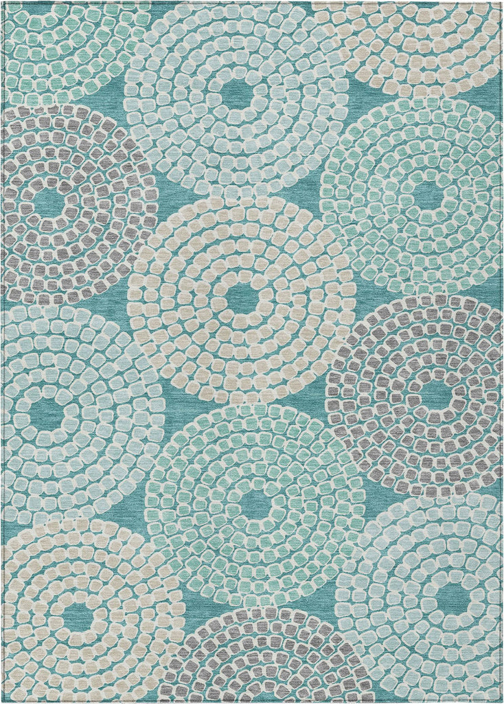 addison chantille acn882 teal rug