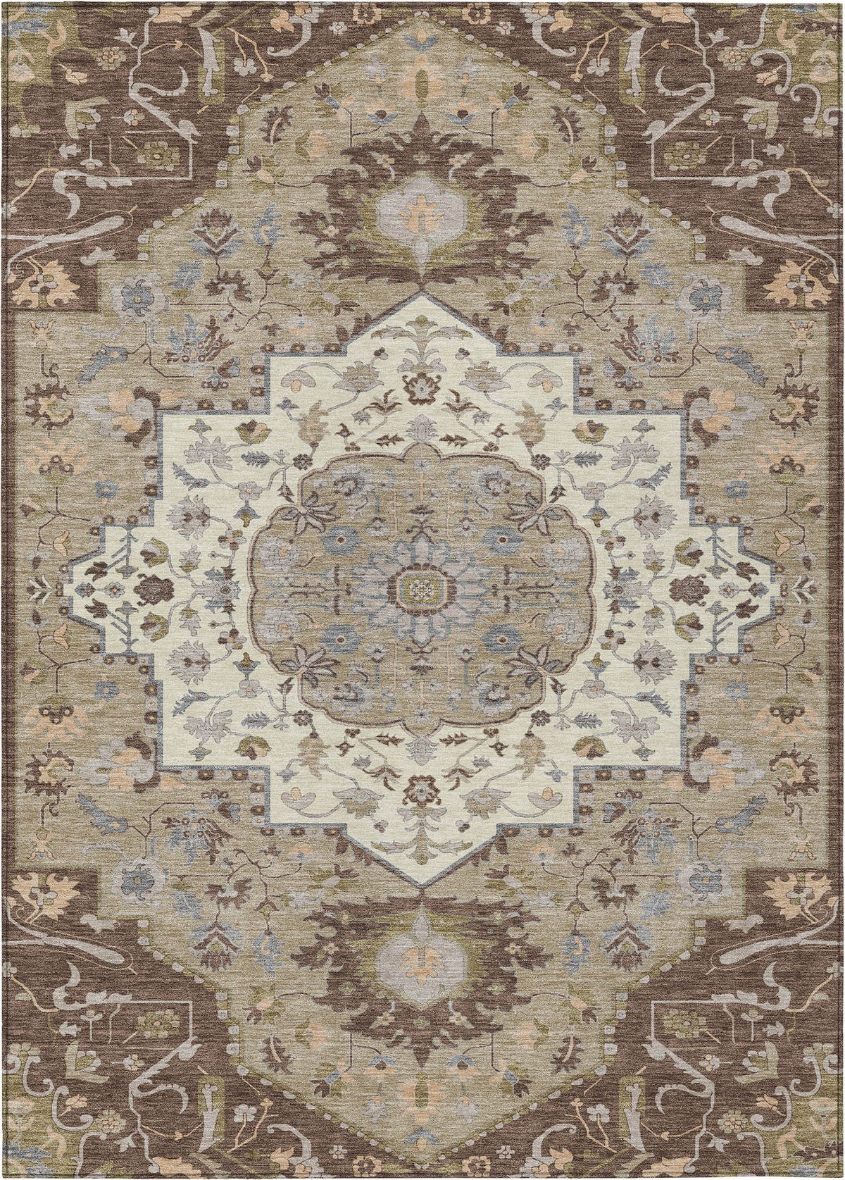 addison chantille acn985 chocolate rug