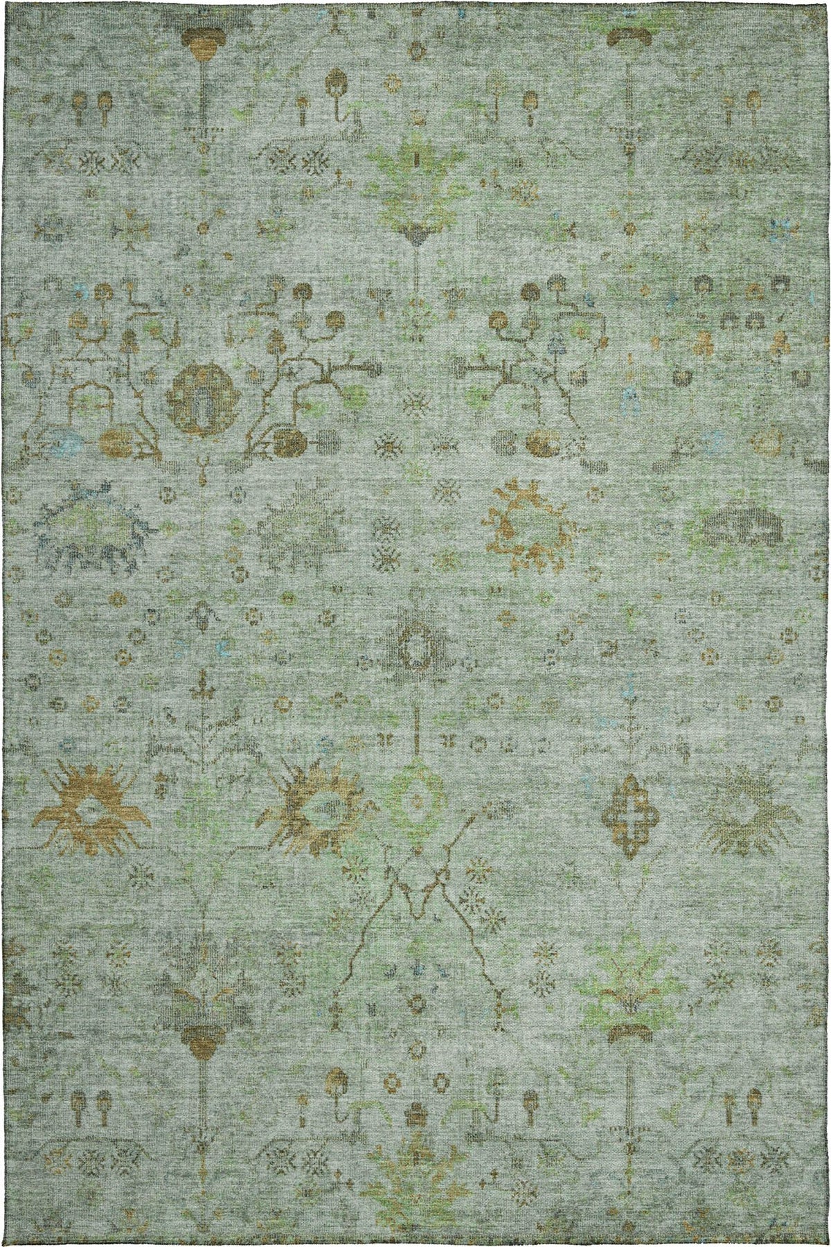 dalyn solace sl4 aloe rug