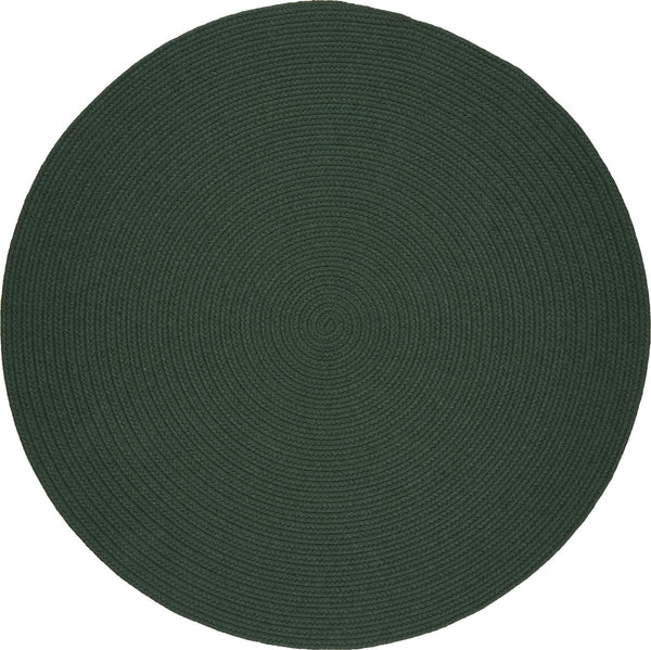 rhody solid wool s105 hunter green rug