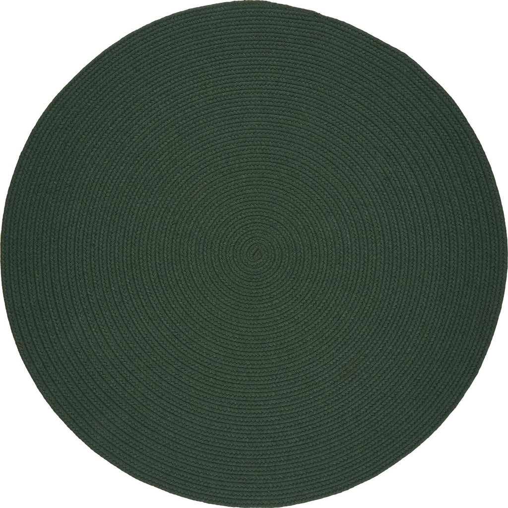 rhody solid wool s105 hunter green rug