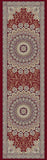 dynamic rugs ancient garden 57090 1484 red rug
