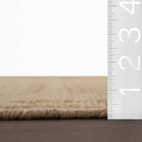 dash albert yaria da2541 beige hand knotted wool rug