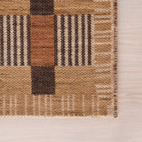 dash albert poppy da2740 golden brown woven flatwoven polyester rug