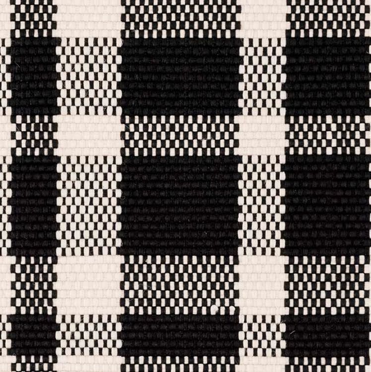 dash albert tattersall da982 black rug