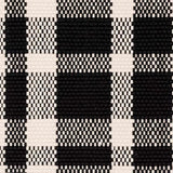 dash albert tattersall da982 black rug