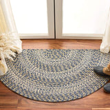 safavieh clearance braided bra265m navy rug