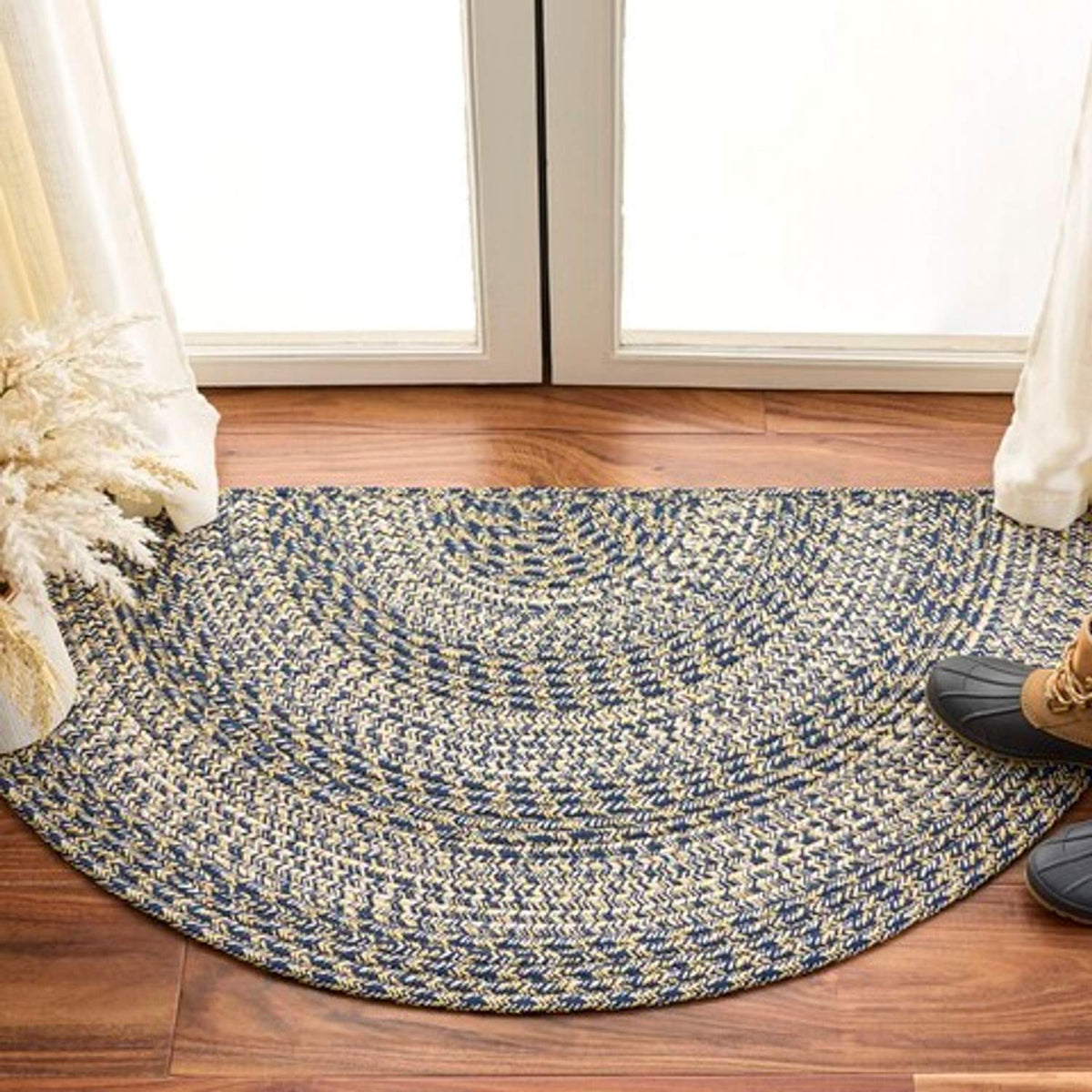 safavieh clearance braided bra265m navy rug