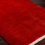 surya evergreen evg 2307 burgandy rug