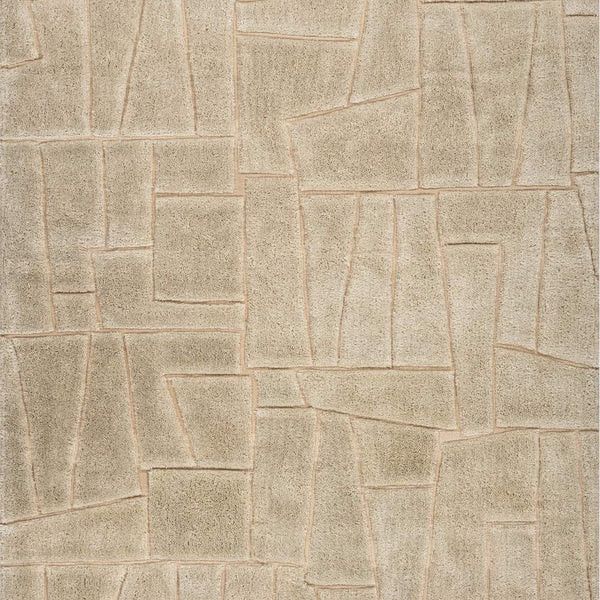 dash albert drela da2525 ivory hand tufted recycled pet rug
