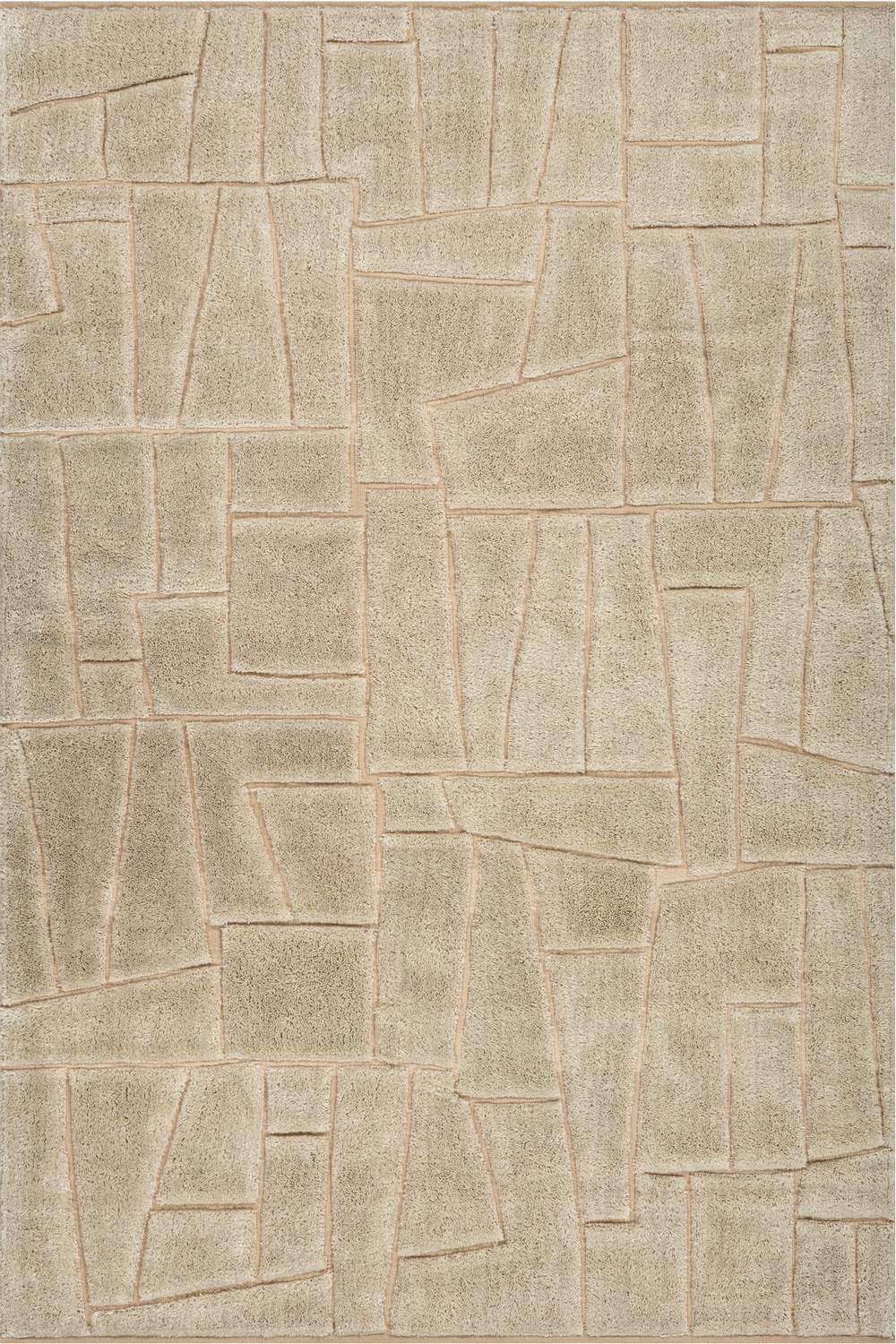 dash albert drela da2525 ivory hand tufted recycled pet rug