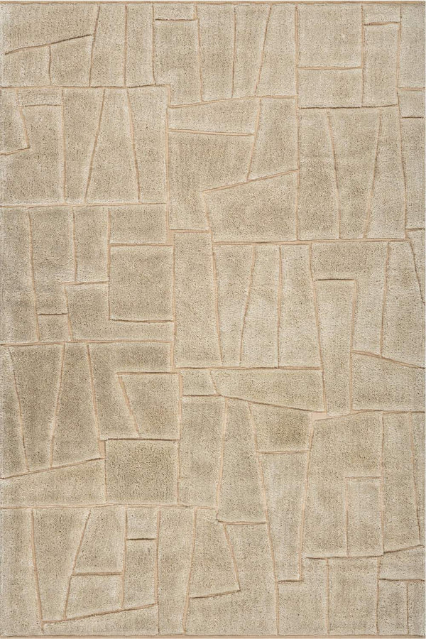 dash albert drela da2525 ivory hand tufted recycled pet rug