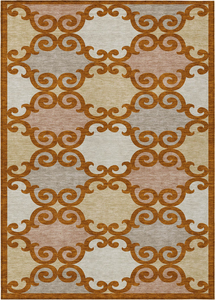 addison chantille acn883 terracotta rug