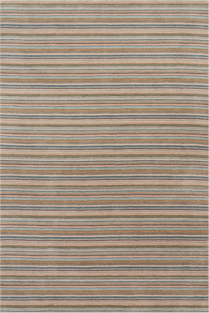 dash albert brindle stripe da2499 clay loom knotted wool rug