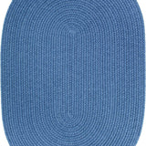 rhody solid poly s052 french blue rug