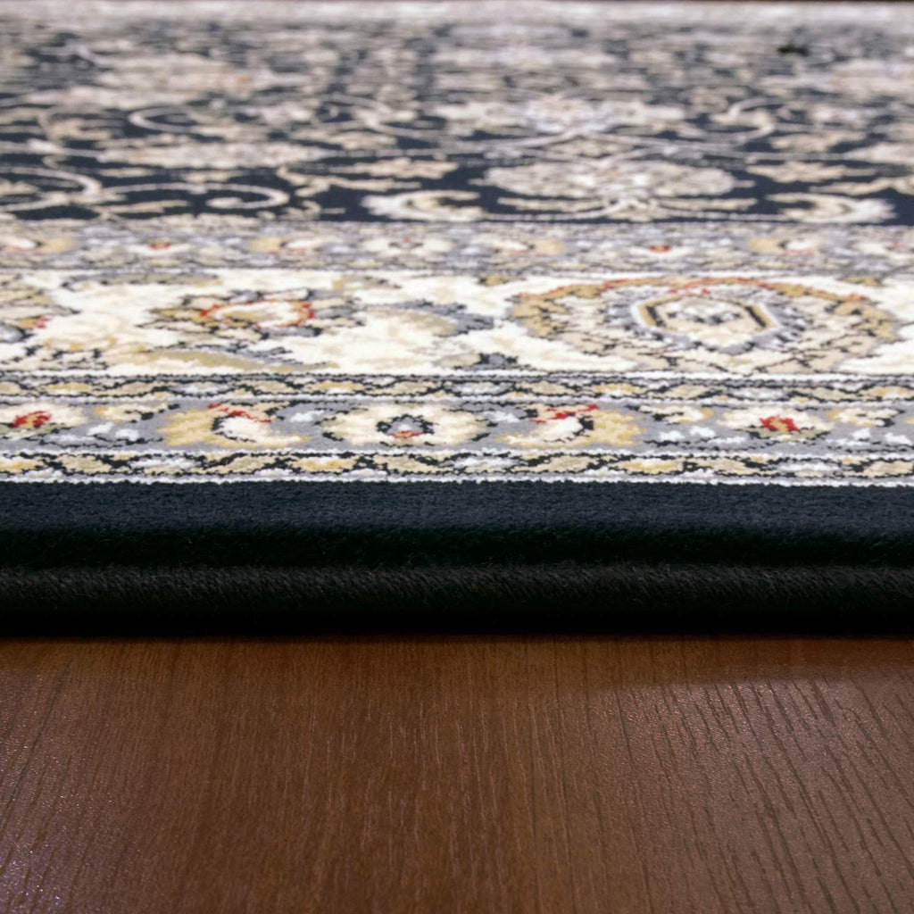 dynamic rugs ancient garden 57120 3464 navy rug