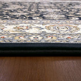 dynamic rugs ancient garden 57120 3464 navy rug