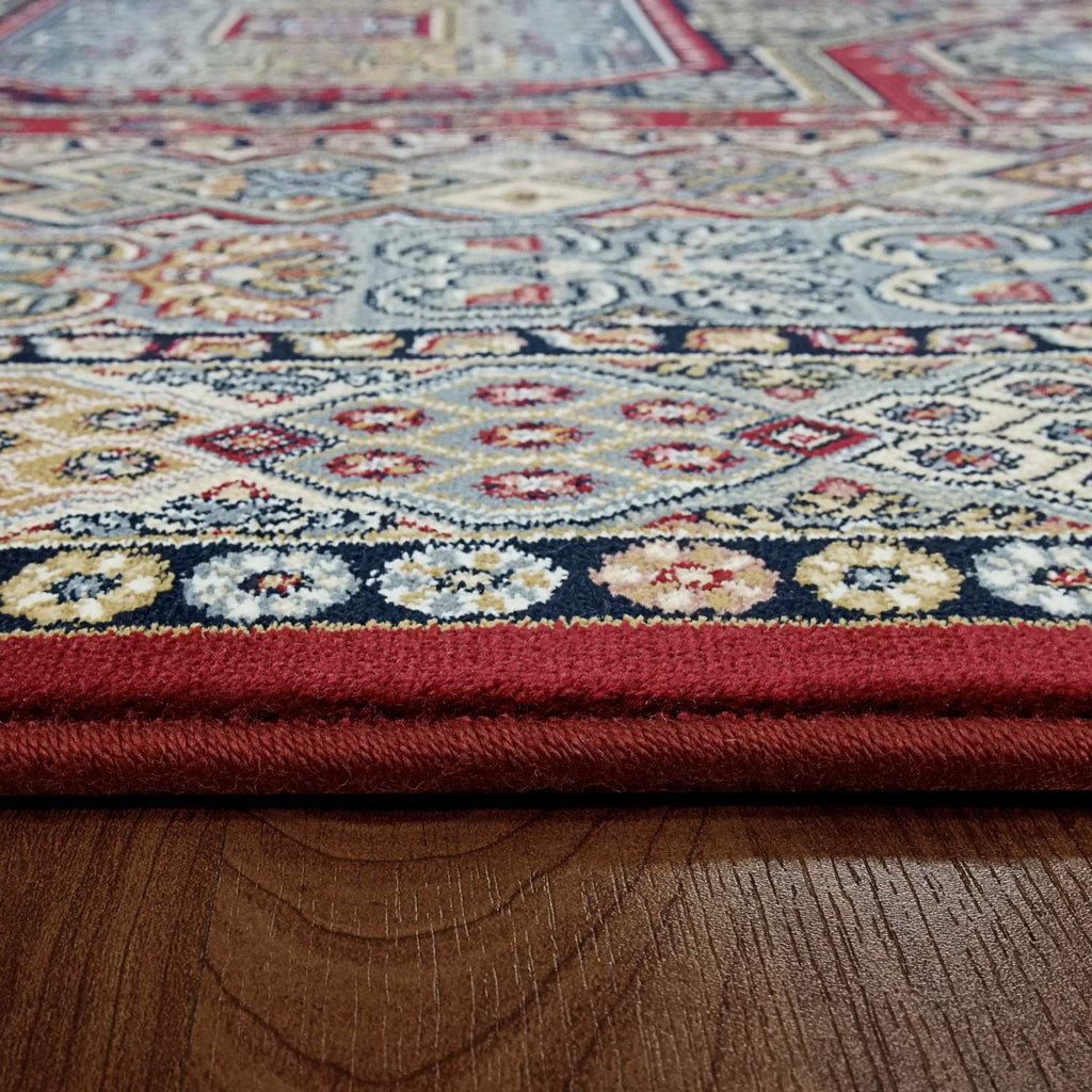 dynamic ancient garden 57147 1454 red rug