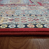 dynamic ancient garden 57147 1454 red rug
