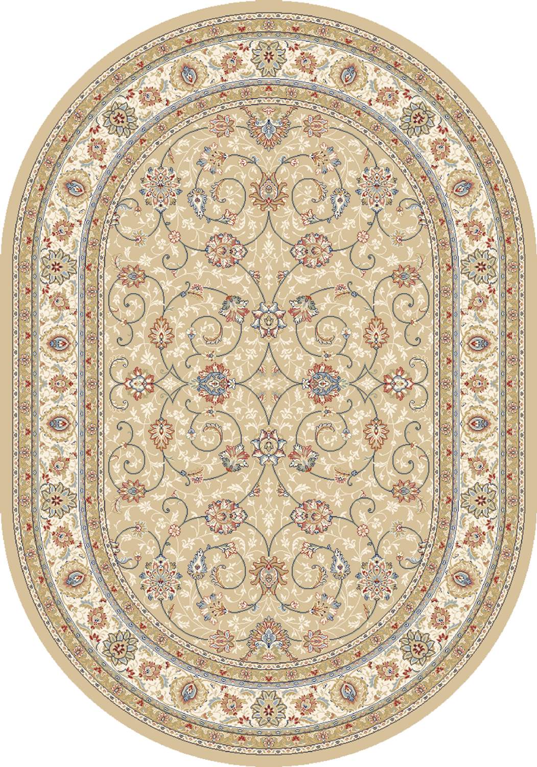 dynamic rugs ancient garden 57120 2464 light gold rug