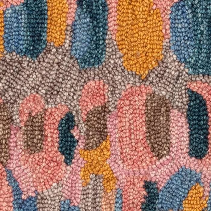 dash albert paint chip da1832 coral hand hooked wool rug