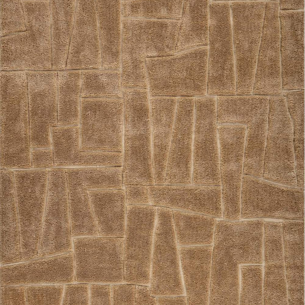 dash albert brela da2526 brown hand tufted recycled pet rug