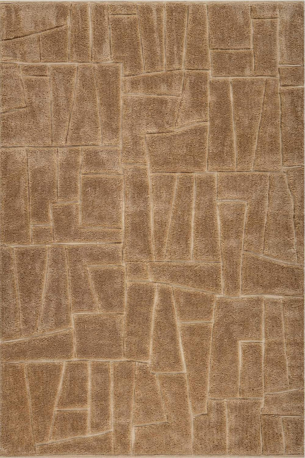 dash albert brela da2526 brown hand tufted recycled pet rug