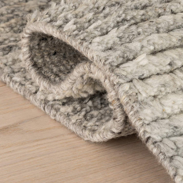 dash albert sandara da2749 grey woven flatwoven wool rug