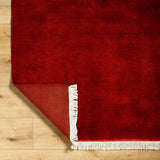 surya evergreen evg 2307 burgandy rug