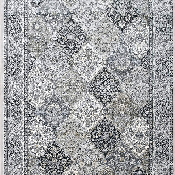 dynamic rugs ancient garden 57008 9696 silver rug