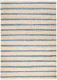 dash albert moana stripe da1694 blue woven flatwoven jute sisal rug
