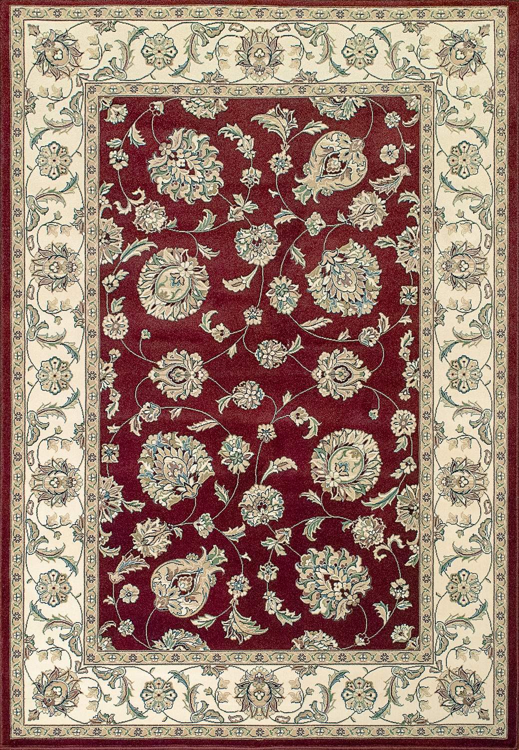 dynamic rugs ancient garden 57365 1464 red rug