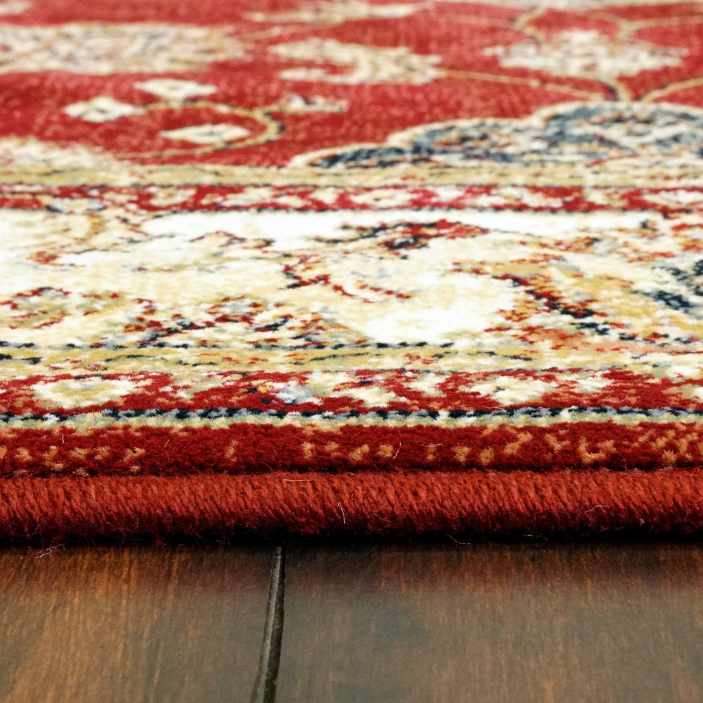 dynamic ancient garden 57158 1464 red rug