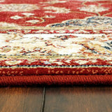 dynamic ancient garden 57158 1464 red rug