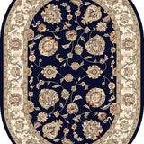dynamic rugs ancient garden 57365 3464 blue rug