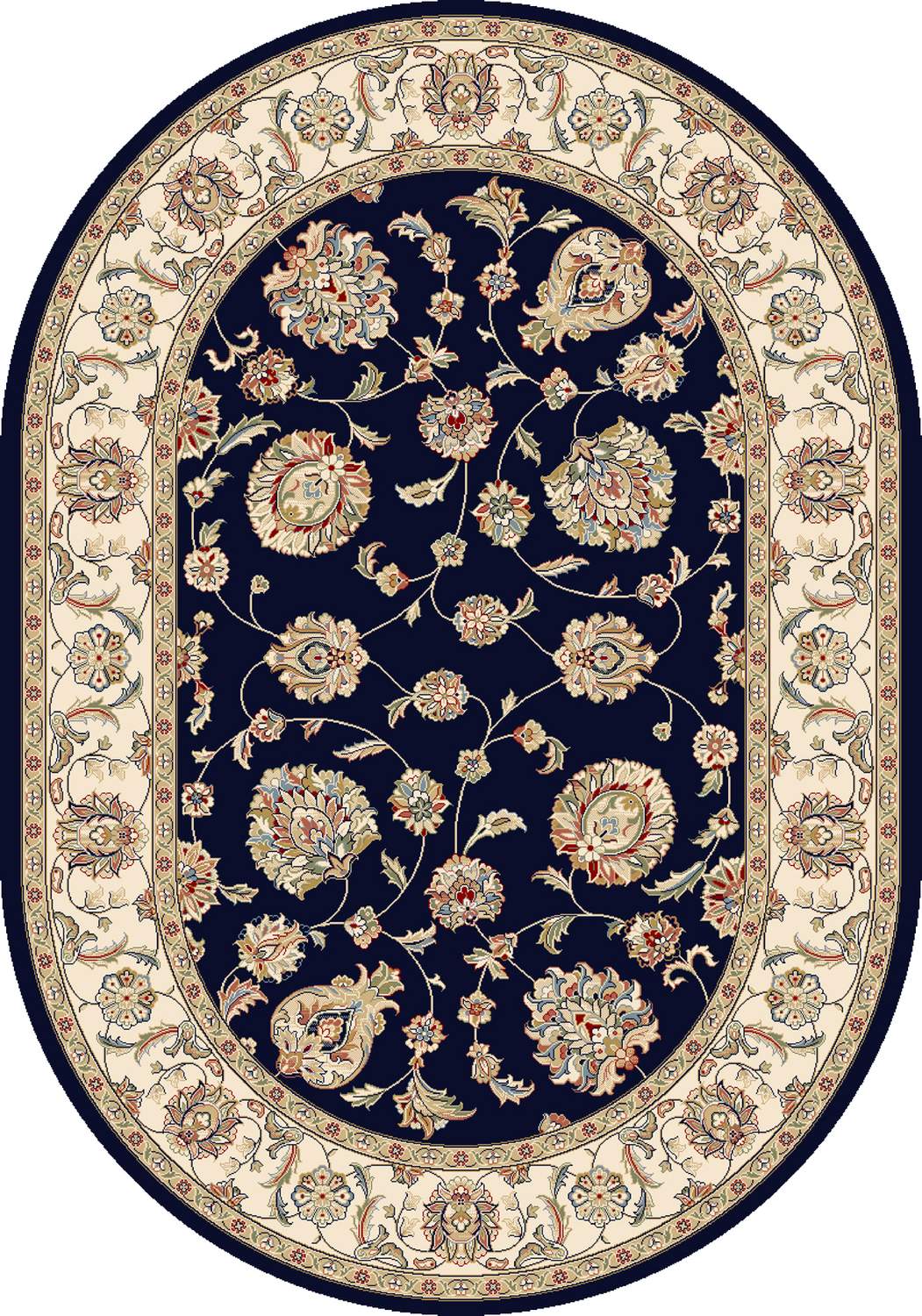 dynamic rugs ancient garden 57365 3464 blue rug