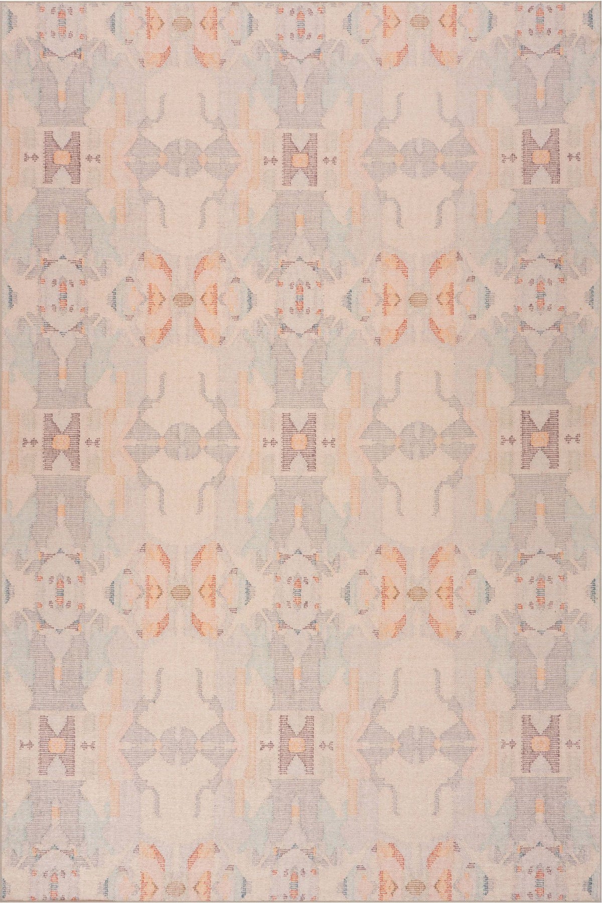 annie selke mw bize da2519 multicolor machine washable polyester rug