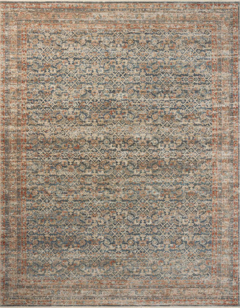 loloi rugs heritage her 12 blue rust rug