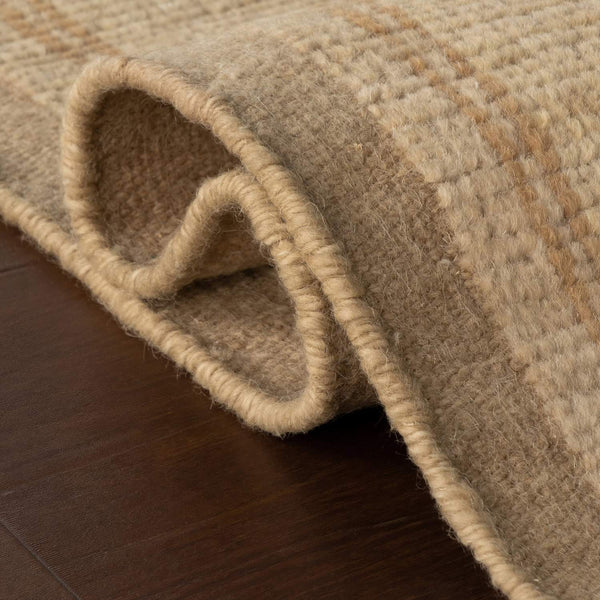 dash albert tamalia da2543 beige hand knotted wool rug