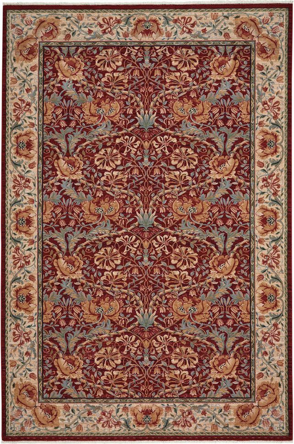 capel kindred nouveau 3451 cardinal cream rug