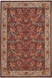capel kindred nouveau 3451 cardinal cream rug