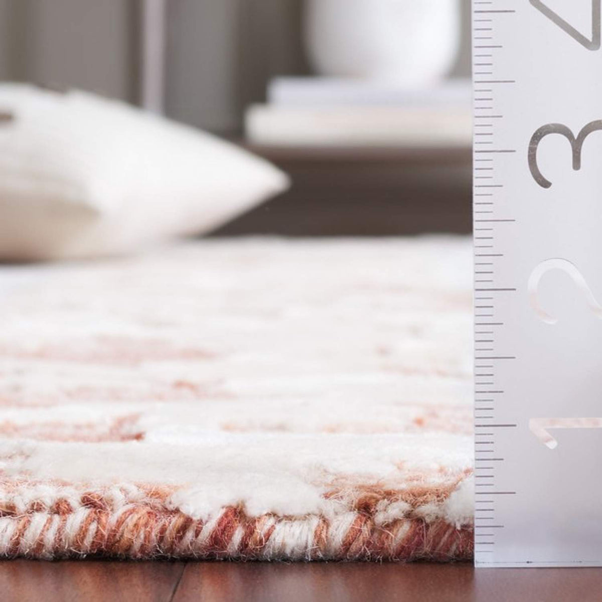 safavieh clearance glamour glm540p rust rug