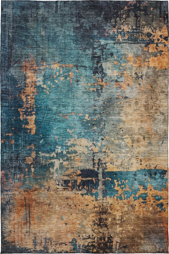 dalyn nouveau nv14 teal rug